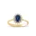 1.10 Karat Pırlanta Safir Taşlı Yüzük